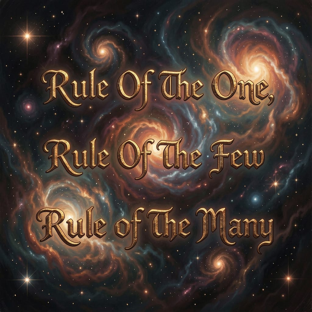 Rule Of The One, Rule Of The Few, Rule Of The Many